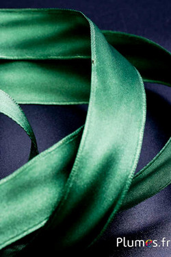 Satijnen lint - breedte 25 mm - groen